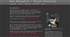 Desktop Screenshot of buzzmclaughlinscripts.com