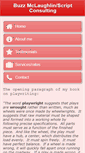 Mobile Screenshot of buzzmclaughlinscripts.com